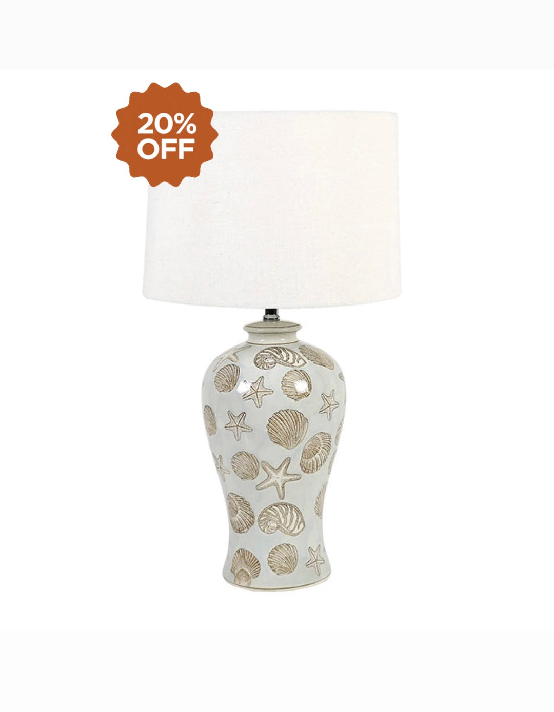 Coastal Shell Lamp