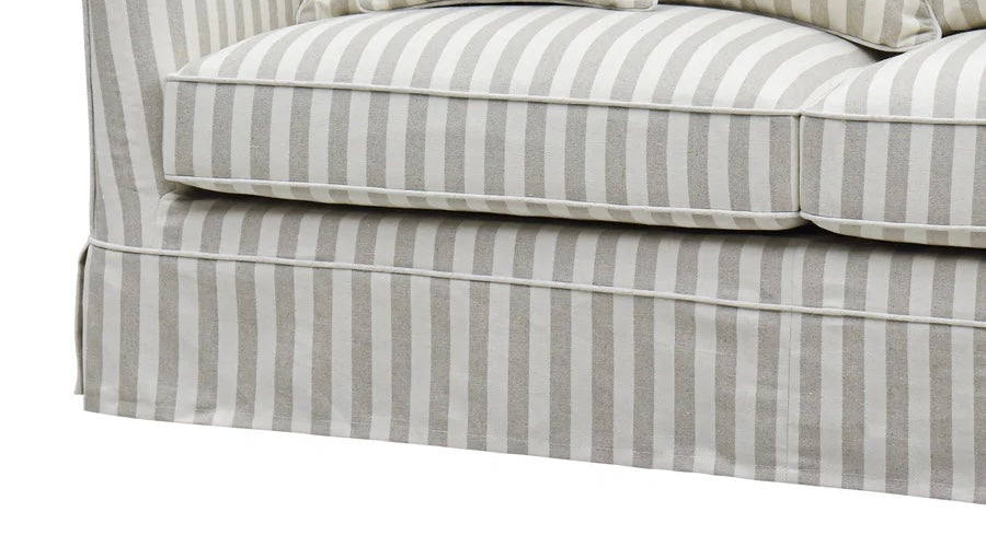 Ayla Hamptons 2 Seater Sofa Natural Stripe