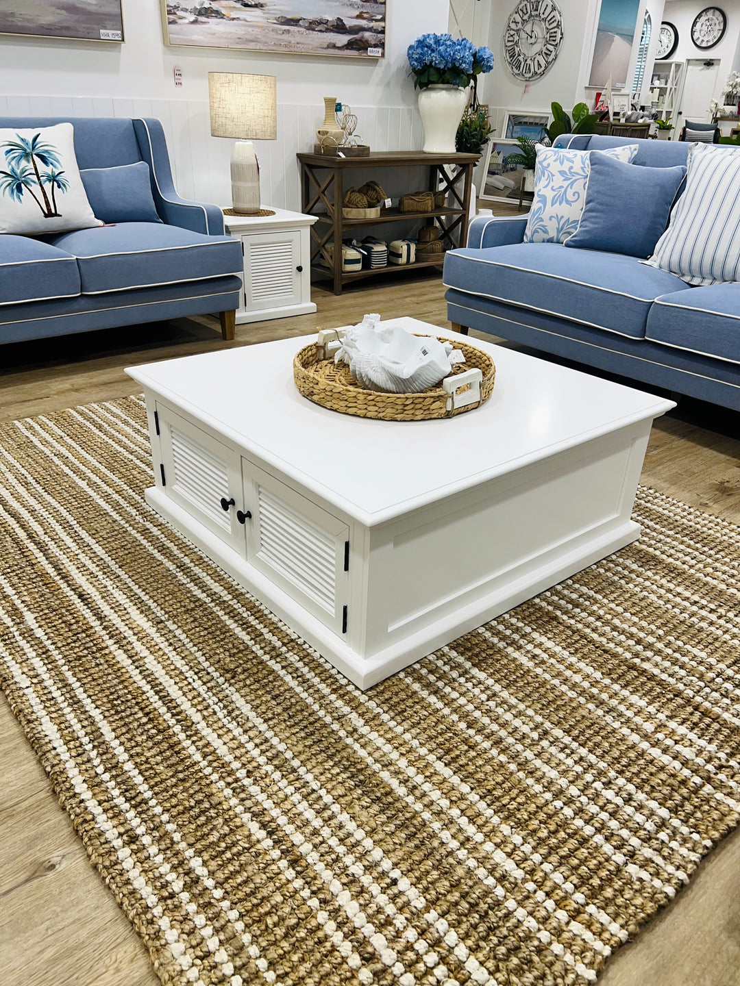 WEST BEACH SQUARE COFFEE TABLE FLOORSTOCK