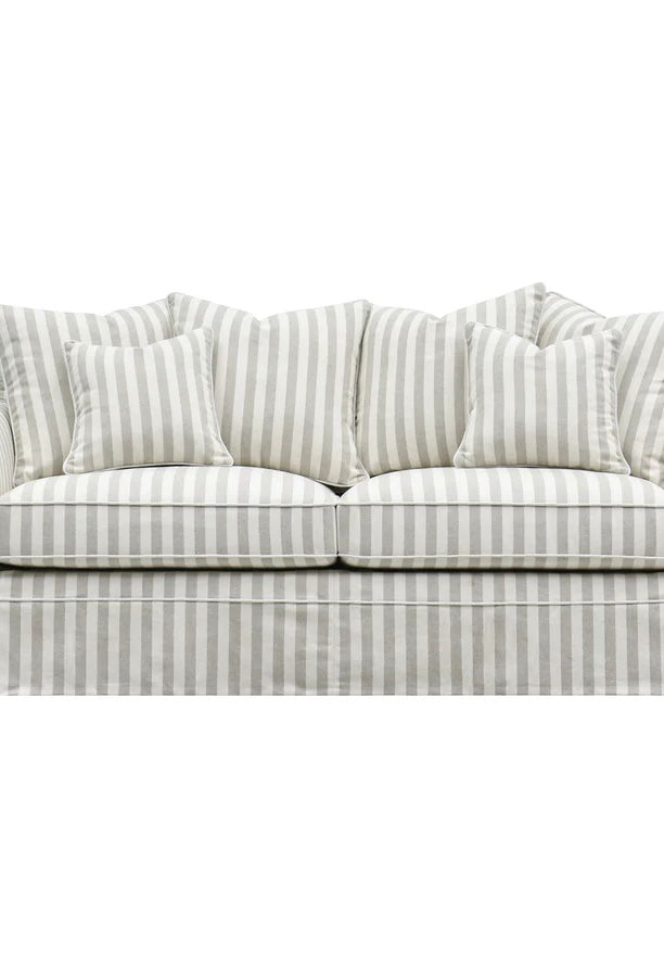 Ayla Hamptons 2 Seater Sofa Natural Stripe