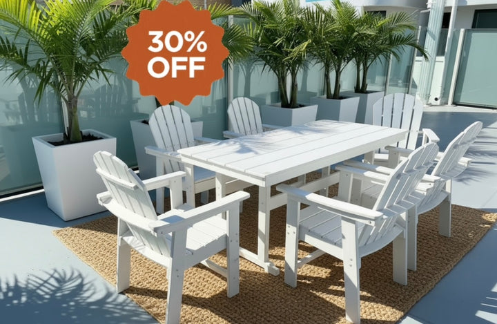 Hampton Poly Timber Outdoor Dining Table