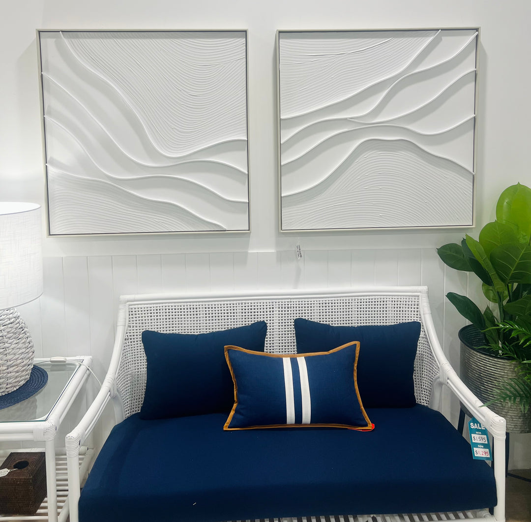 PURE Hand Painted Canvas Set of 2