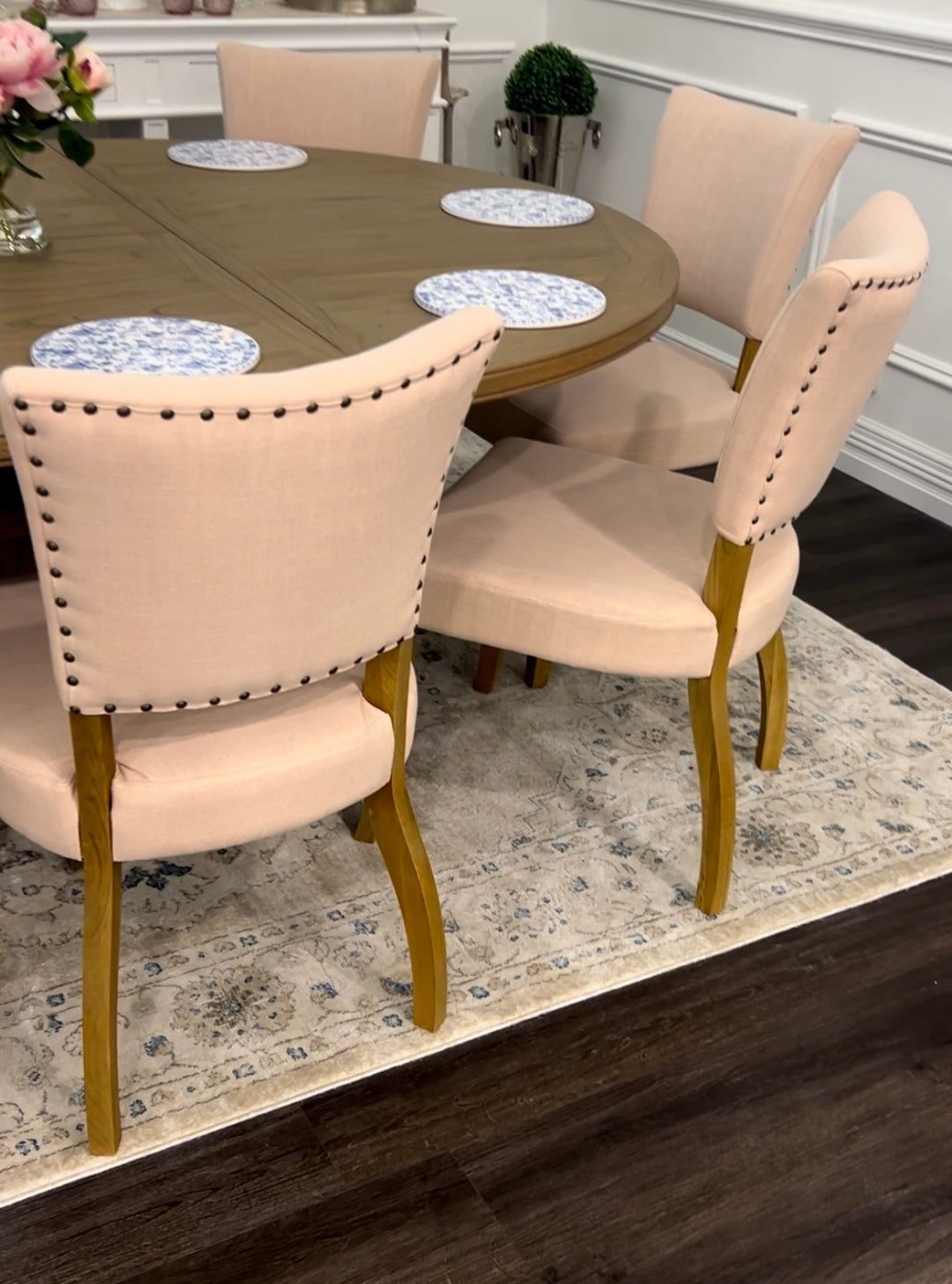 Chloe Linen Dining Chair FLOORSTOCK CLEARANCE
