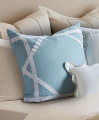 Hamptons Linen Newport Sky Blue Cushion