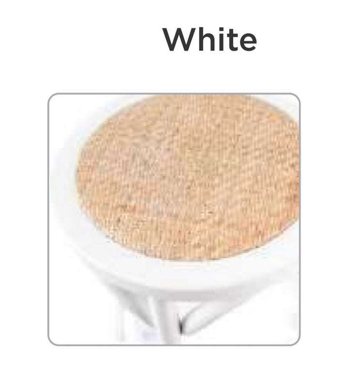 Hampton White Kitchen Stool