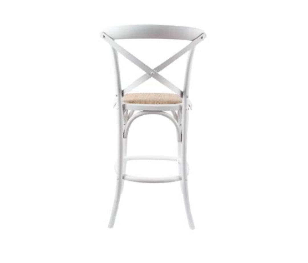 Hampton Vivid White Kitchen Bar Stool