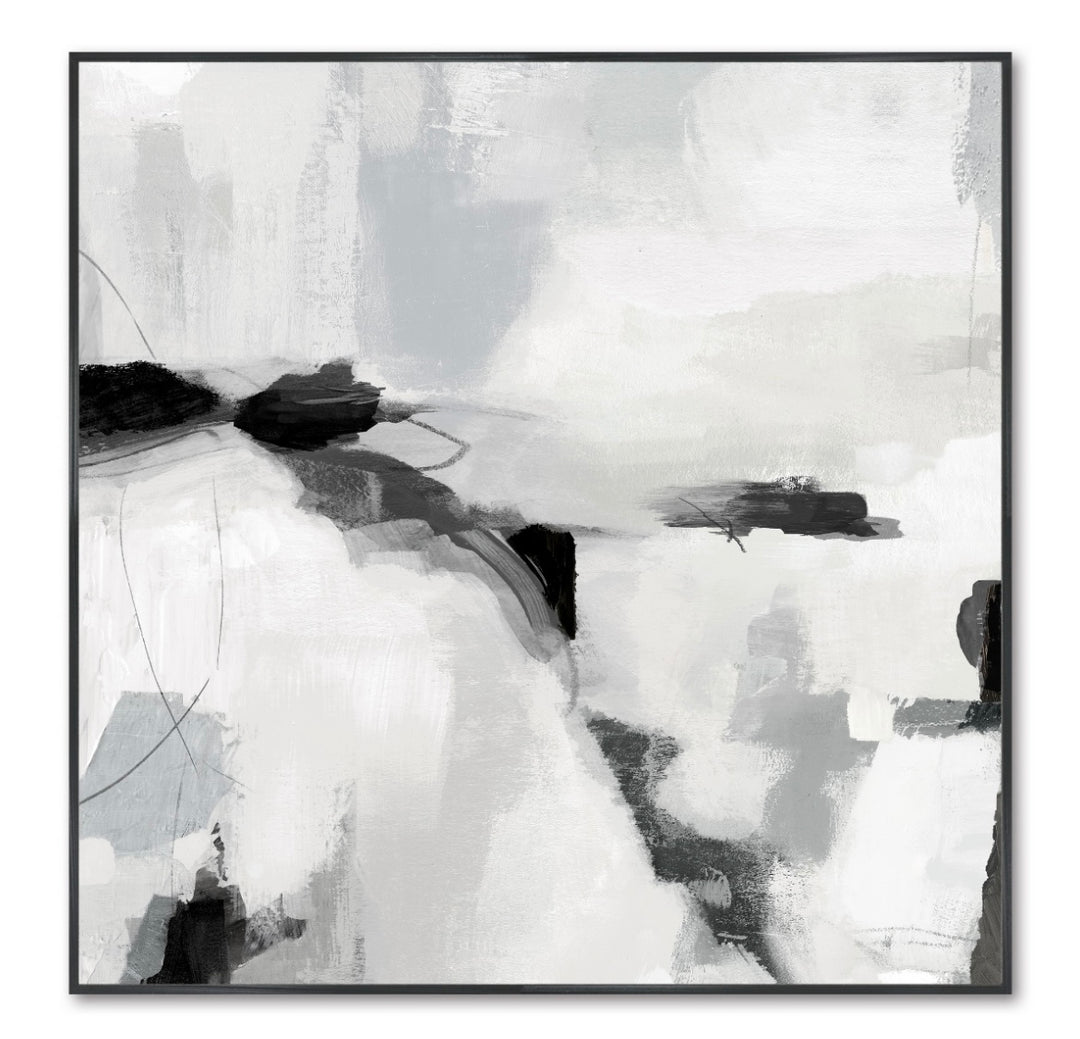 Clouds Framed Canvas