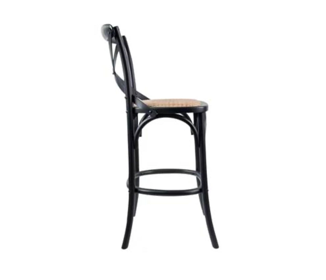 Hampton Black Kitchen Bar Stool