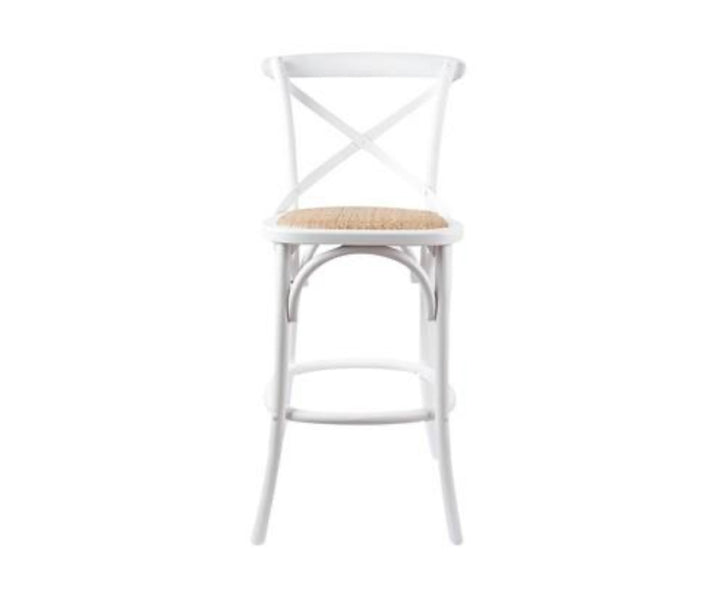 Hampton Vivid White Kitchen Bar Stool