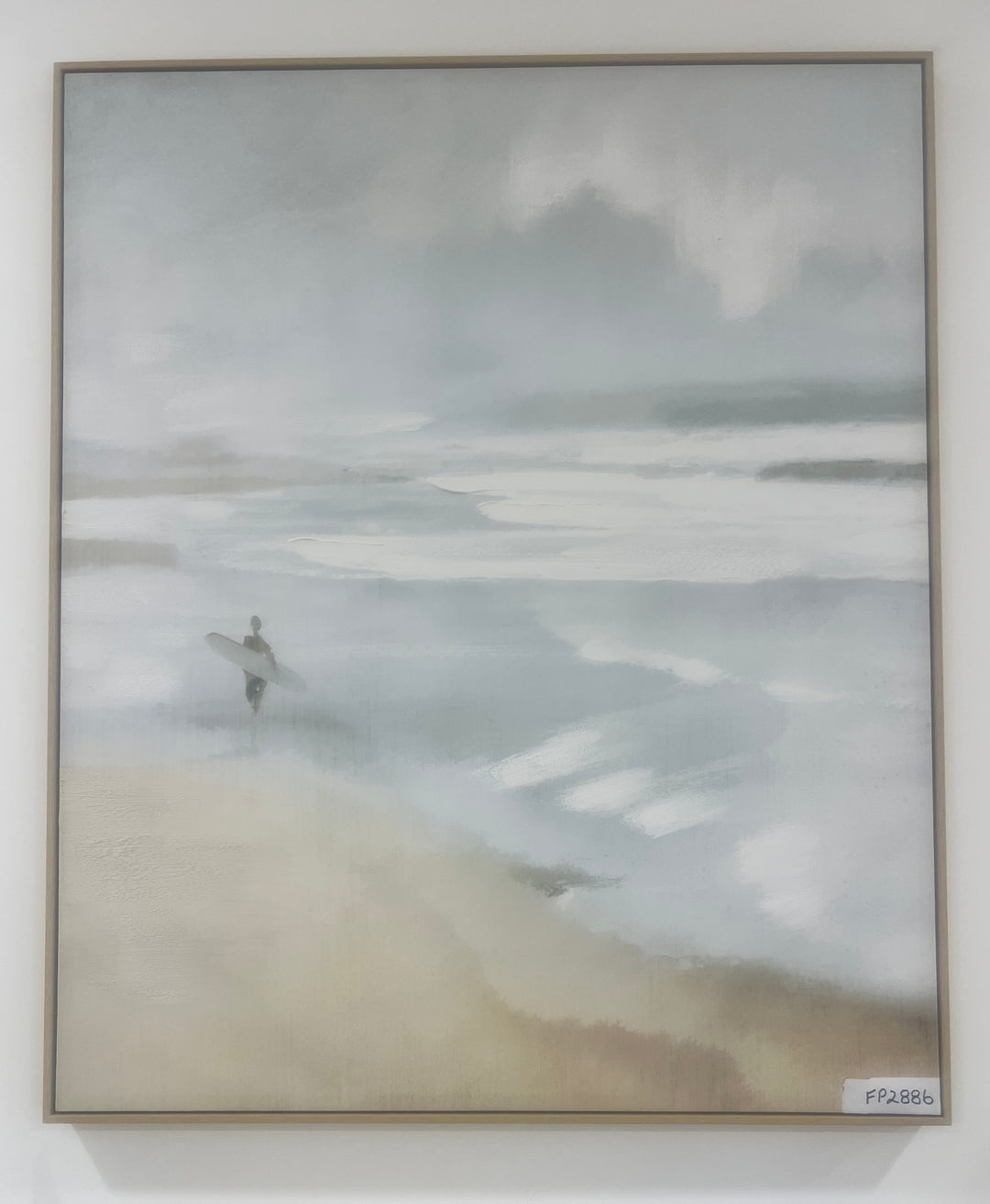 Angourie Natural Framed Oil Canvas