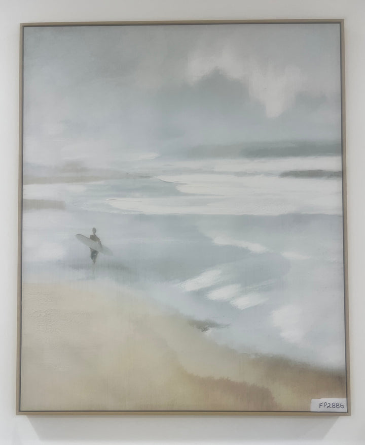 Angourie Natural Framed Oil Canvas