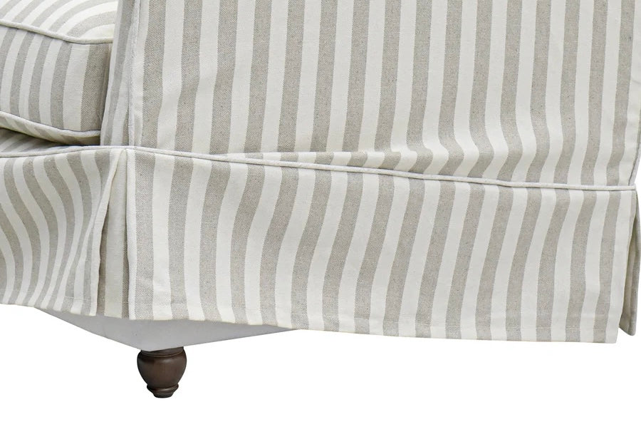 Ayla Hamptons 2 Seater Sofa Natural Stripe