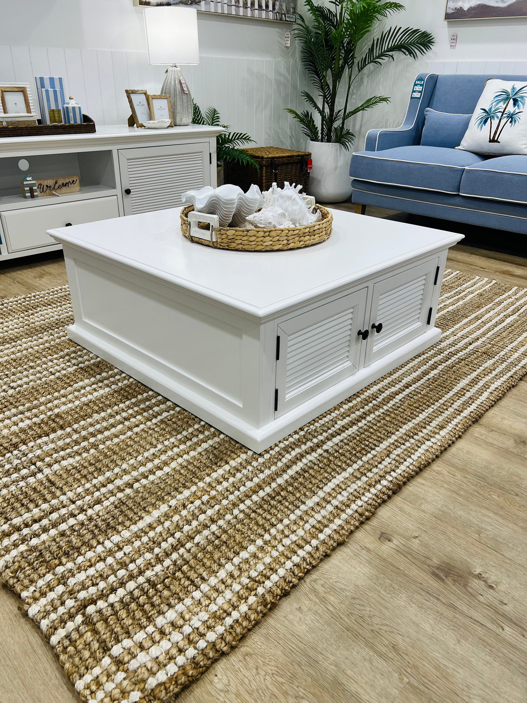 WEST BEACH SQUARE COFFEE TABLE FLOORSTOCK