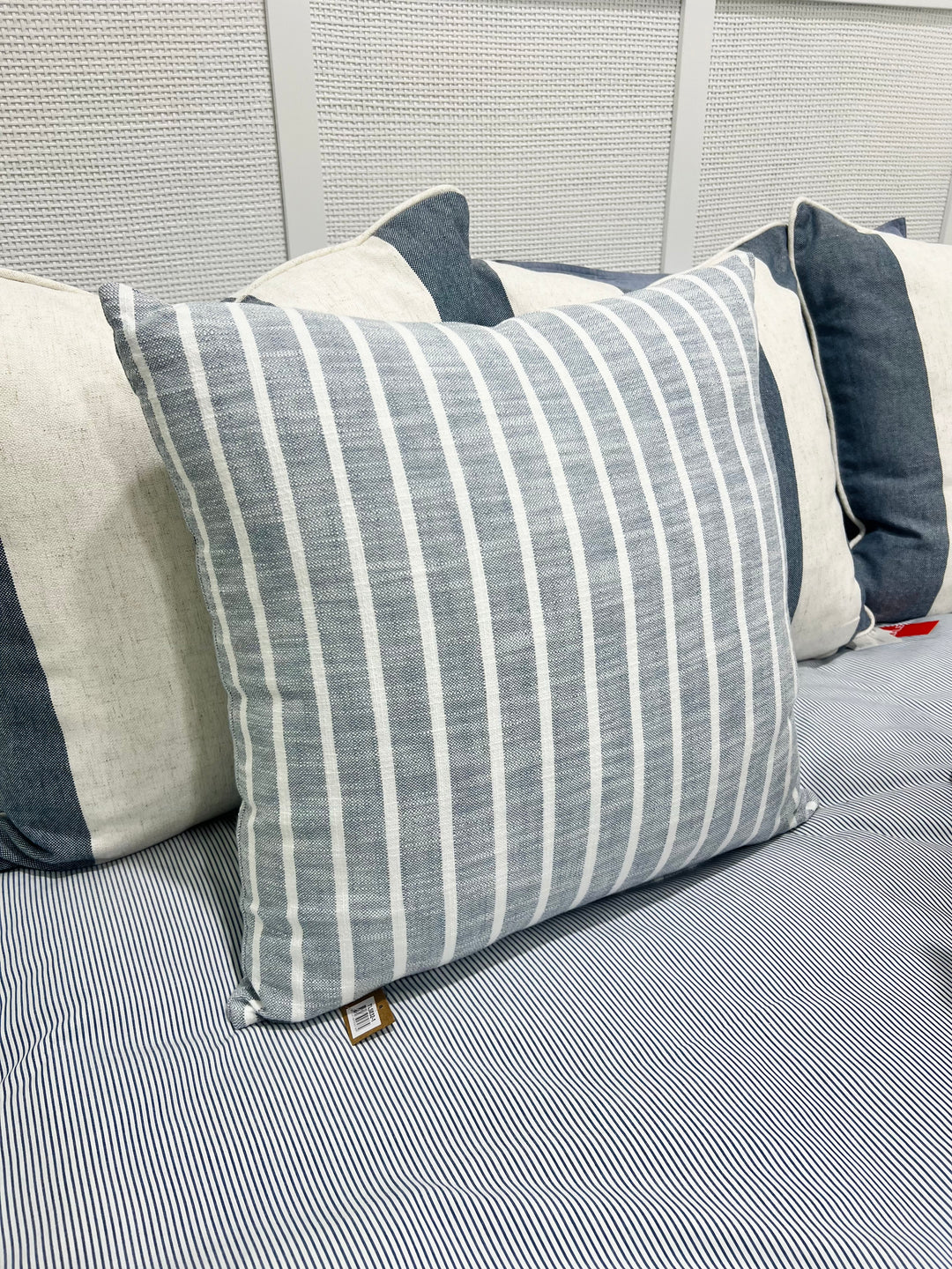Cushion Harbour Stripe Chambray