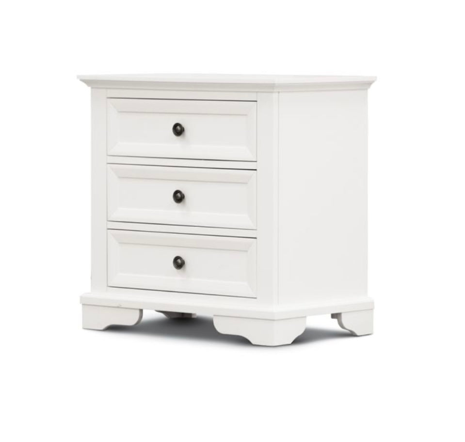 Sorrento 3 Drawer Bedside