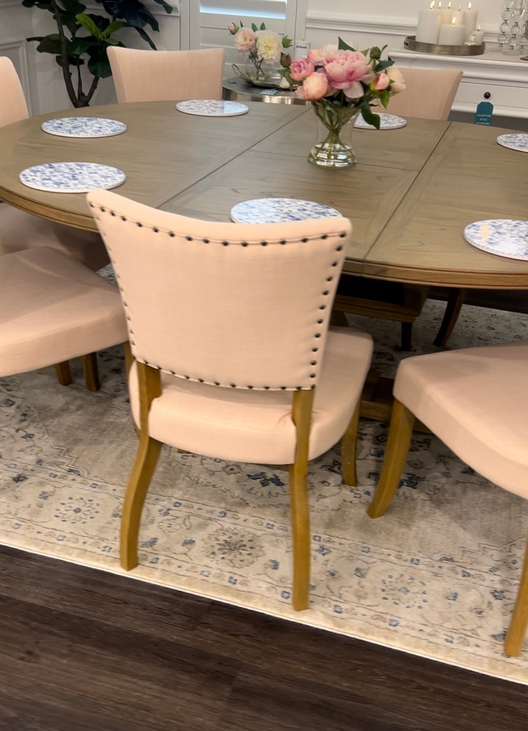 Chloe Linen Dining Chair FLOORSTOCK CLEARANCE