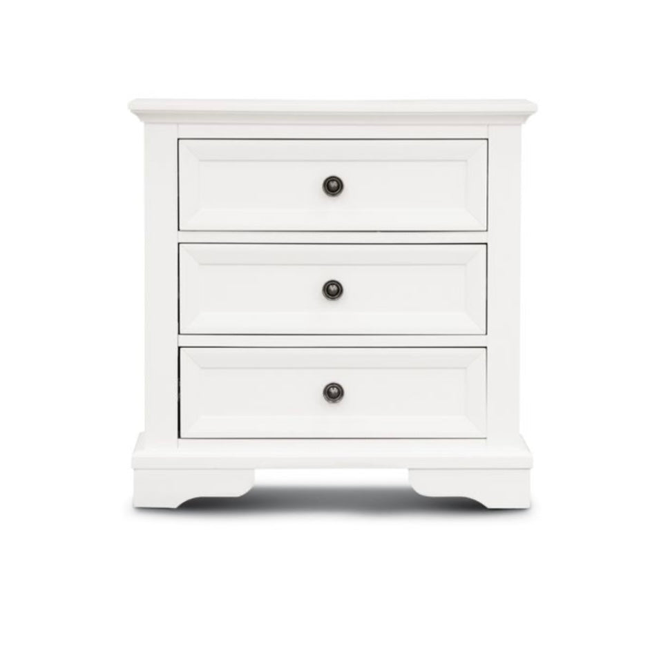 Sorrento 3 Drawer Bedside