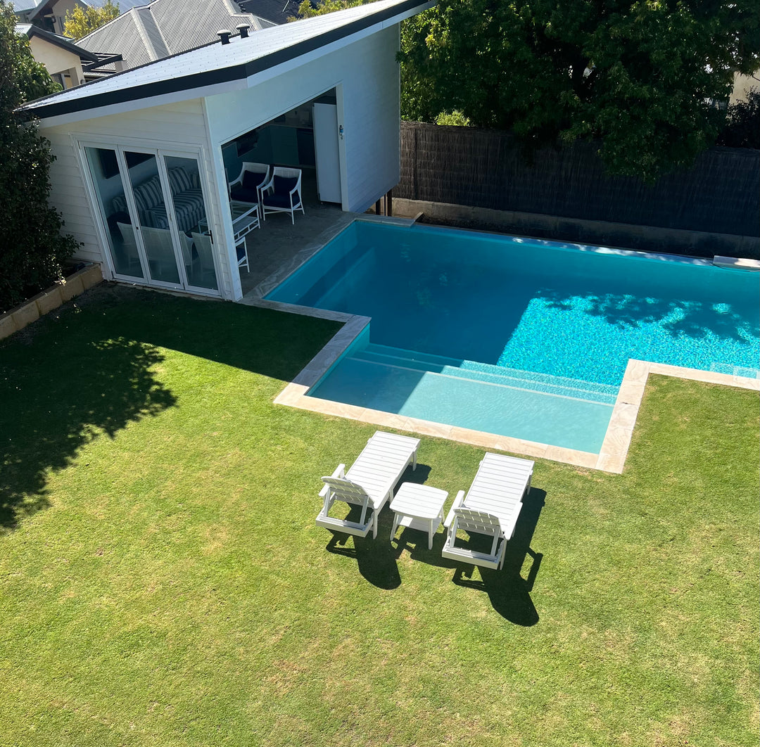 Hampton Poly Timber Outdoor Sunlounger – HAMPTONS STYLE INTERIORS PERTH