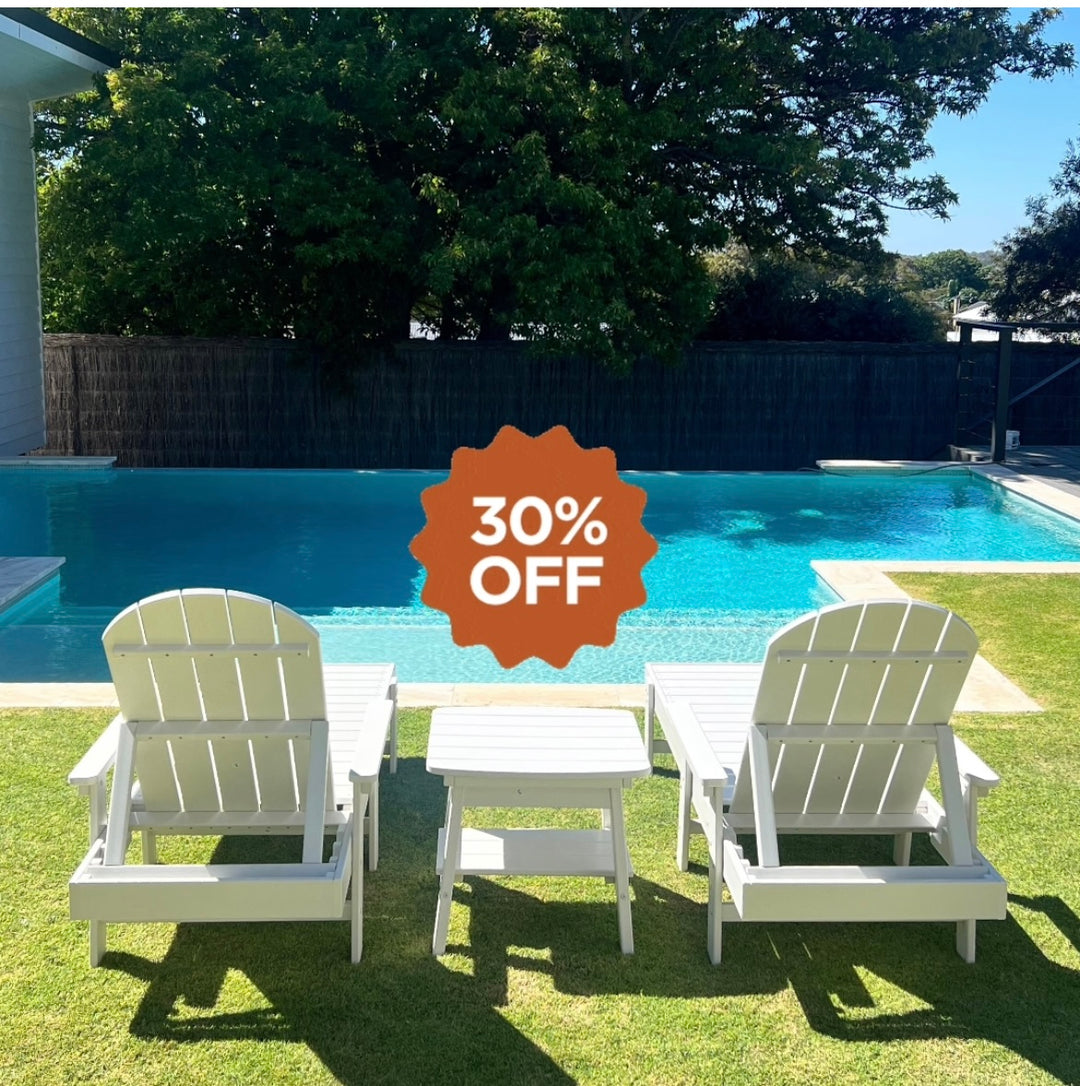 Hampton Poly Timber Outdoor Sunlounger