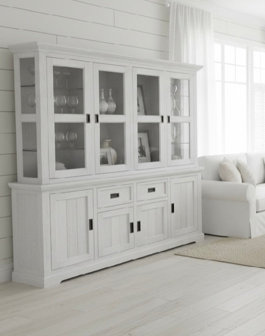 South Beach Glass Door Cabinet