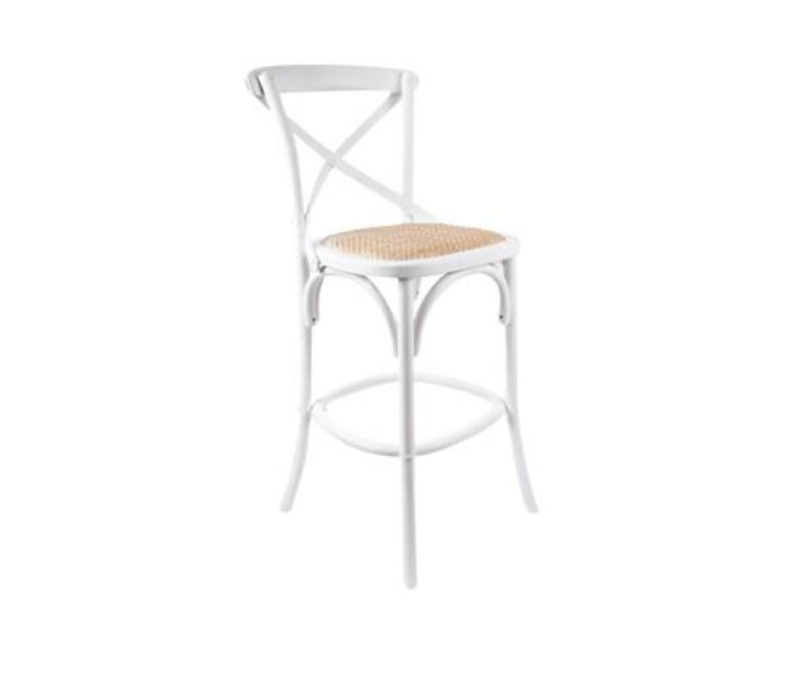 Hampton Vivid White Kitchen Bar Stool