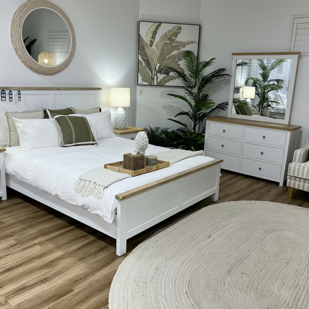 Laguna Queen Bedroom Bundle Dresser with Mirror