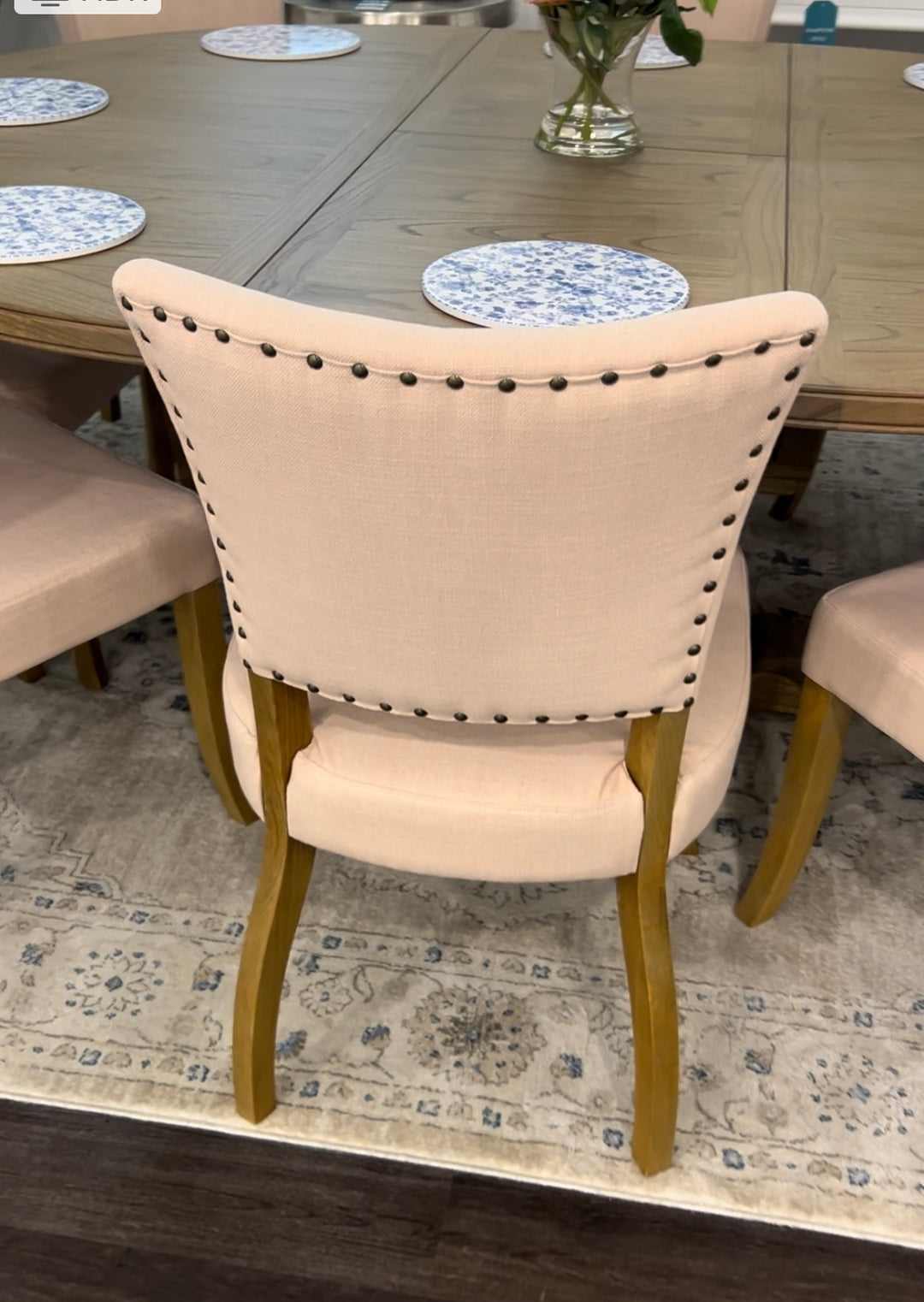 Chloe Linen Dining Chair FLOORSTOCK CLEARANCE