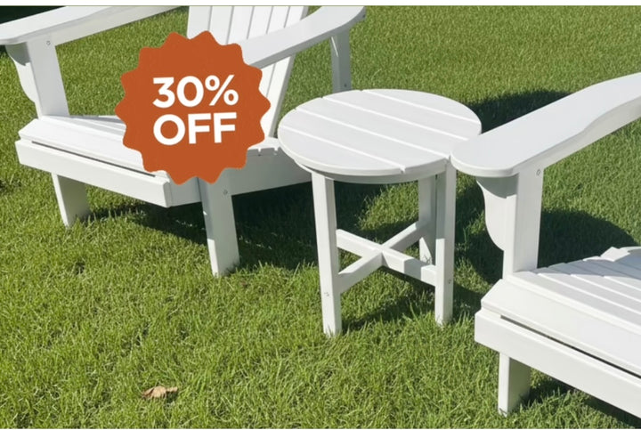 Hampton Poly Timber Outdoor  Round Side Table