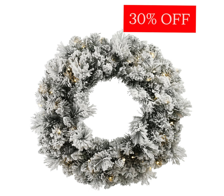 Montana PVC Wreath 50 LED Medium 60CM