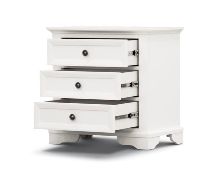 Sorrento 3 Drawer Bedside