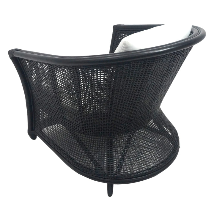 Cayman Rattan Armchair Black FLOORSTOCK OP
