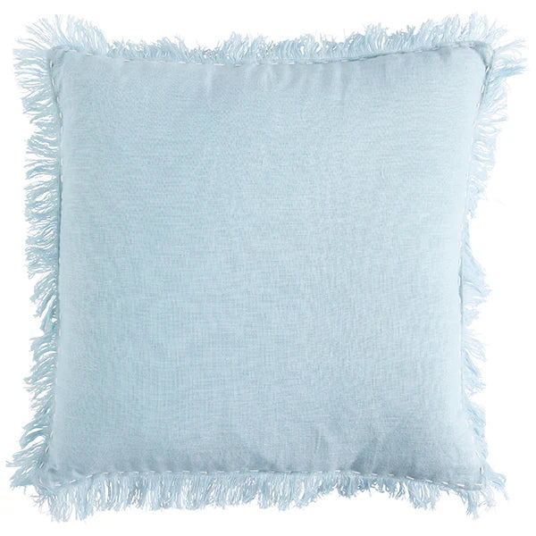 Hamptons Linen Antibes Sky Blue Cushion