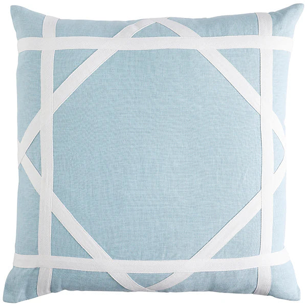 Hamptons Linen Newport Sky Blue Cushion