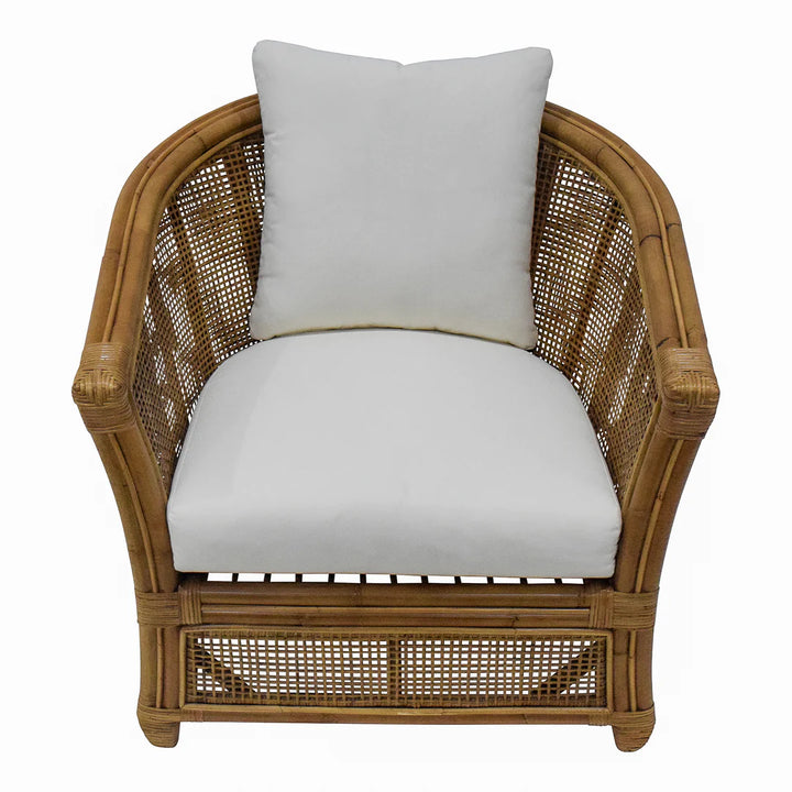 Cayman Rattan Armchair Cream Cushions