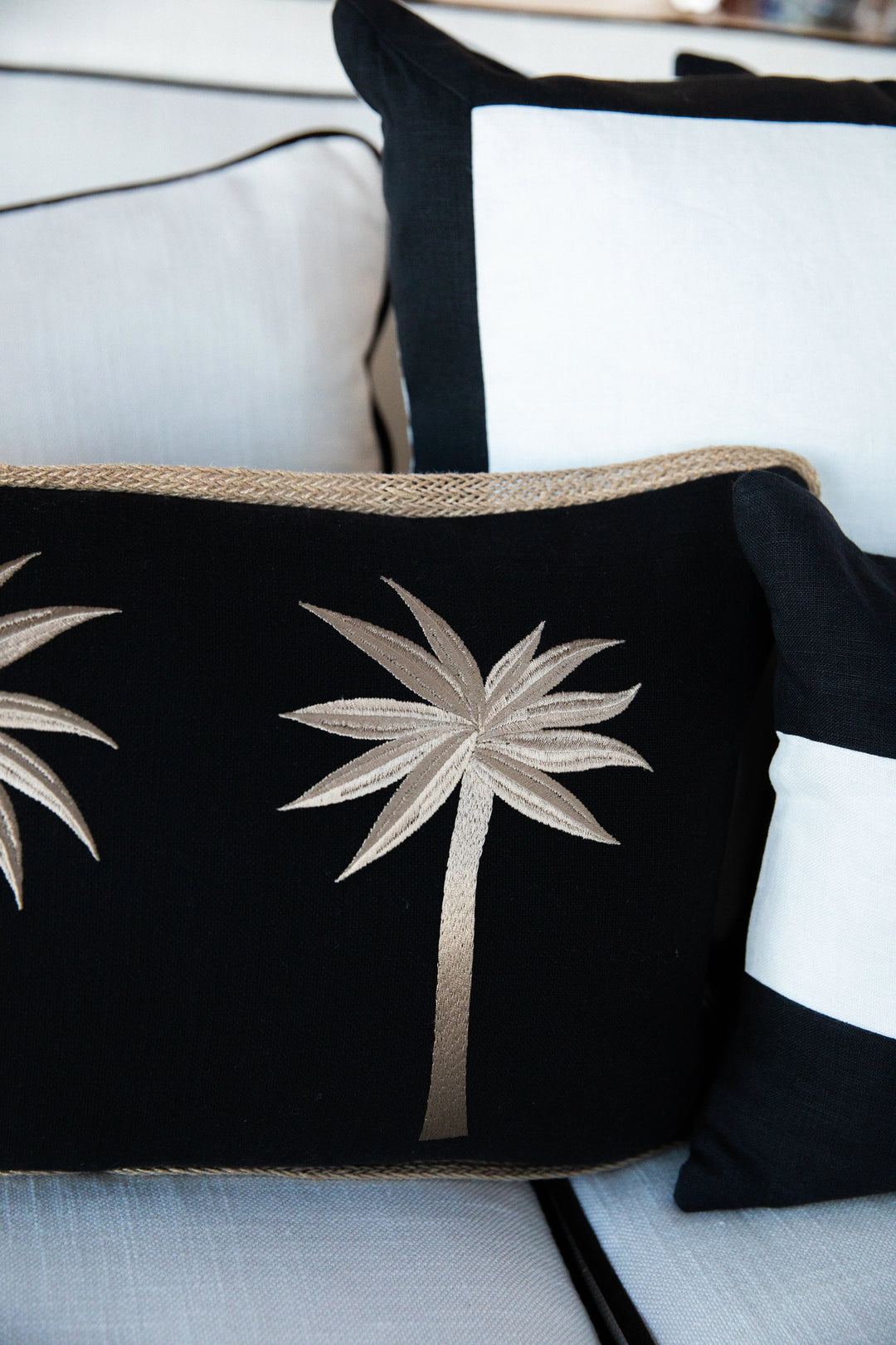 Hamptons Marigold Palm Cushion