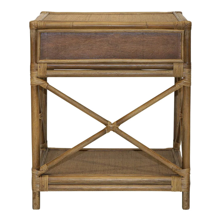 Cayman Rattan Bedside Table