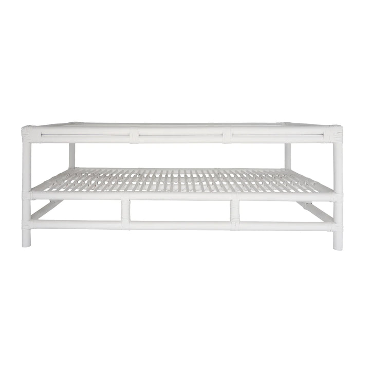 Havana Rattan Coffee Table White