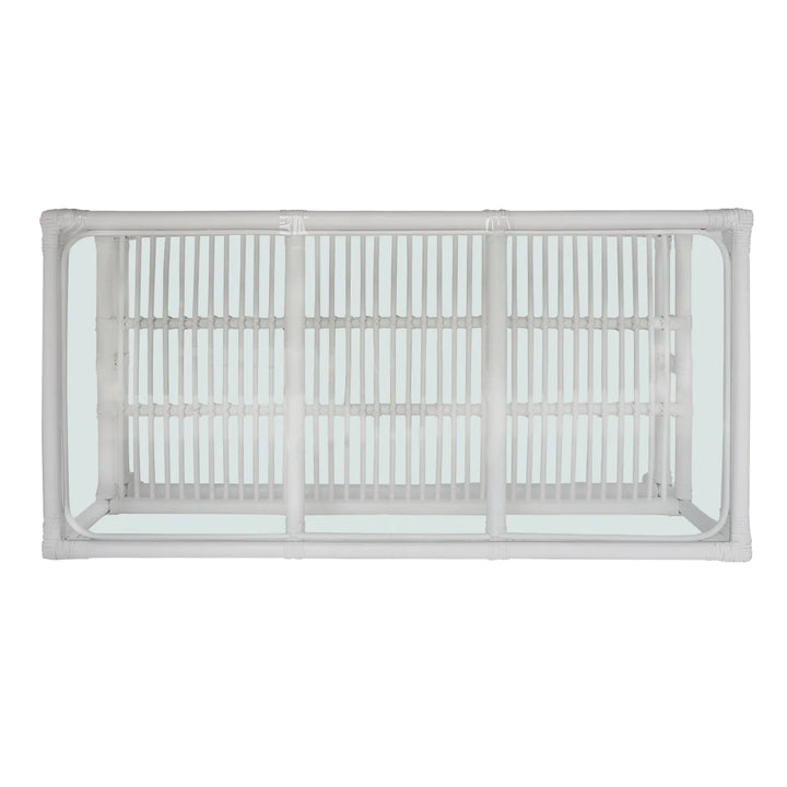 Havana Rattan Coffee Table White