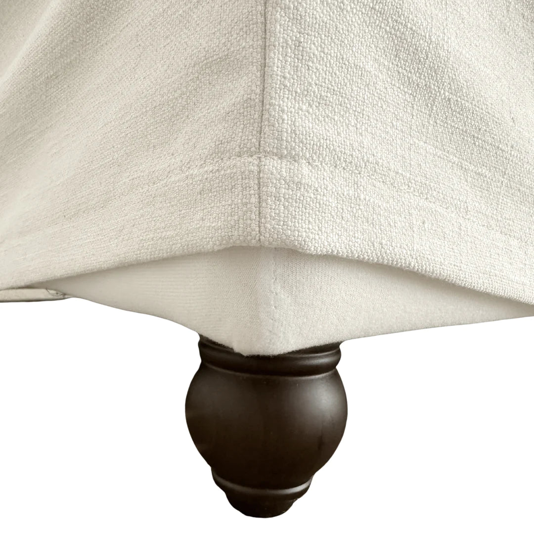 Ottoman Ivory Rectangle