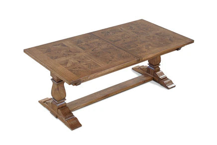 Nantucket Extendable Dining Table 210cm to 310cm Rustic Brown