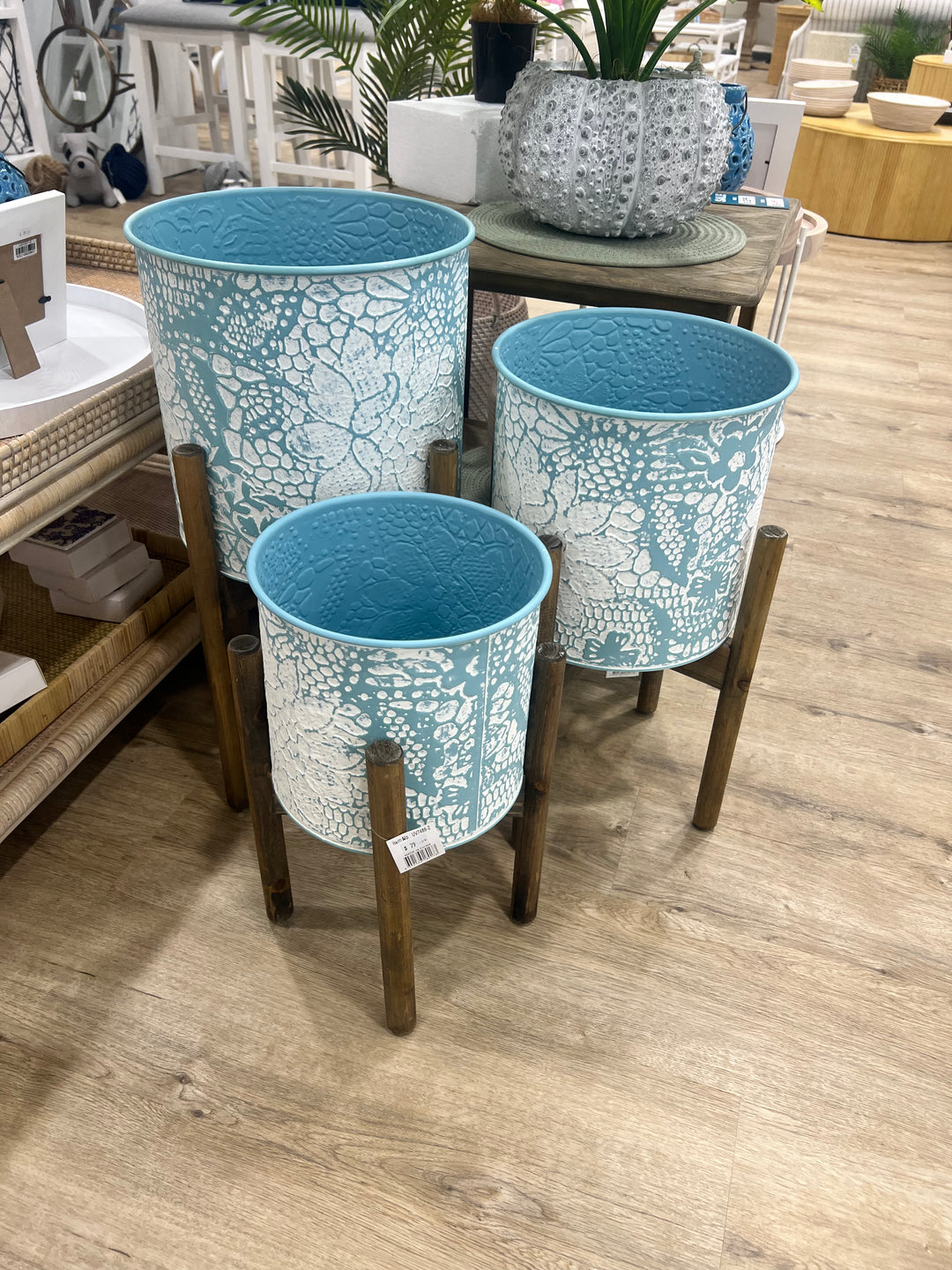 Vintage Sky Planter Small