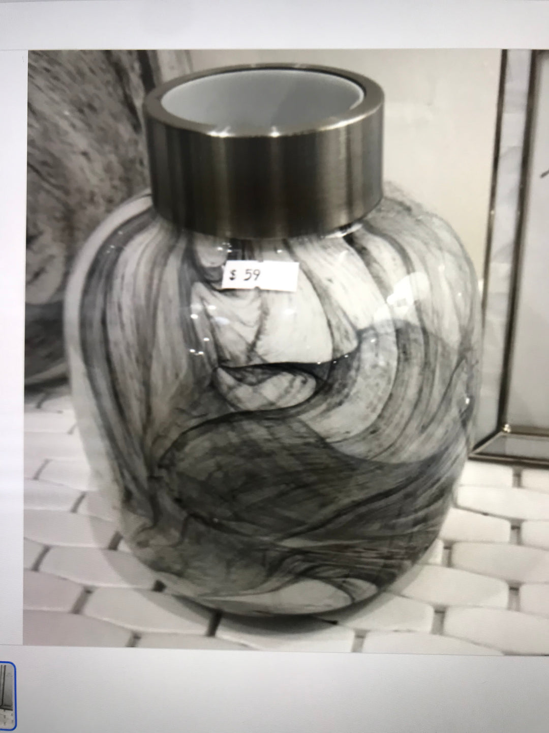 Potts Marble Vase Medium