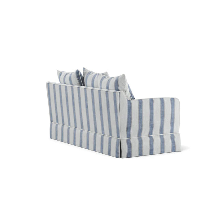 East Hampton 2 Seat Sofa Bed Blue Stripe