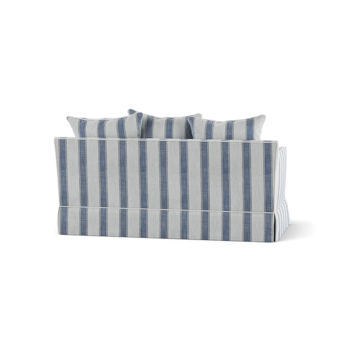 East Hampton 2 Seat Sofa Bed Blue Stripe