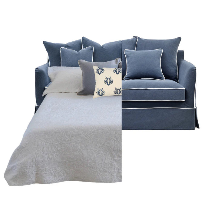 East Hampton 2 Seat Sofa Bed Navy