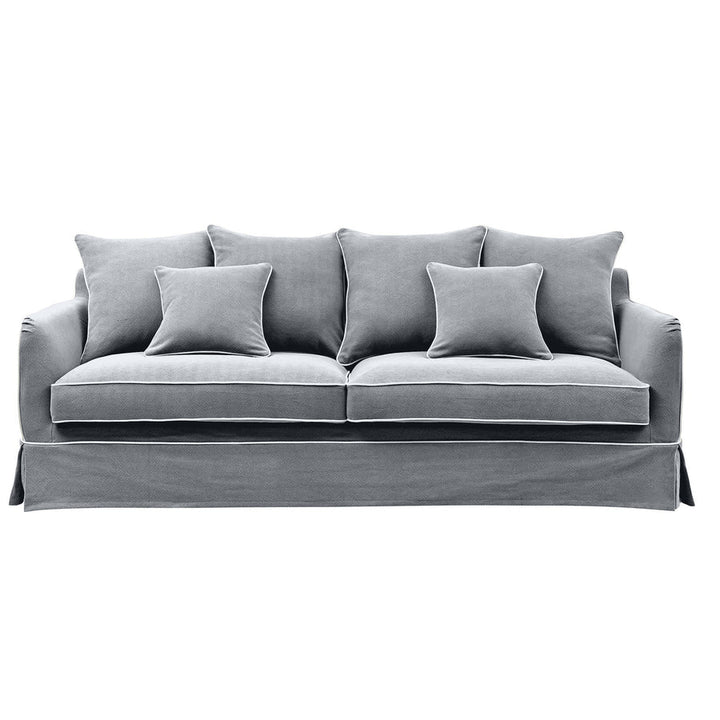East Hampton 3 Seater Queen Sofa Bed Grey