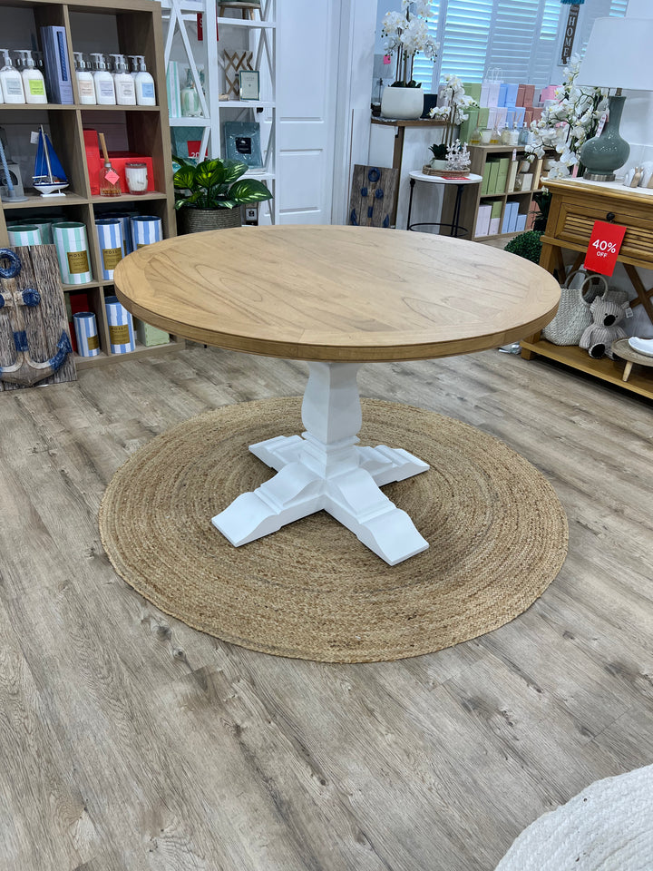 Coastal Round Dining Table 120cm Diameter