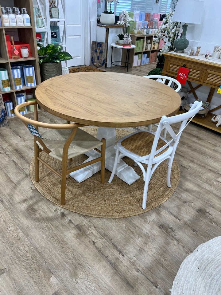 Coastal Round Dining Table 120cm Diameter