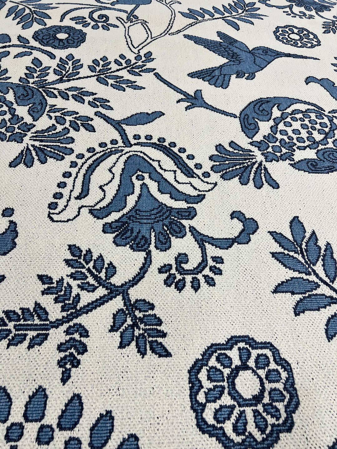 Outdoor Blue Bird Rug