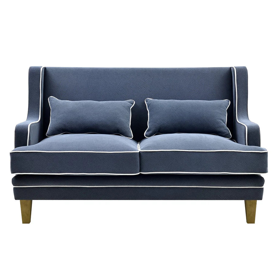 Hudson 2 Seater Sofa Navy FLOORSTOCK